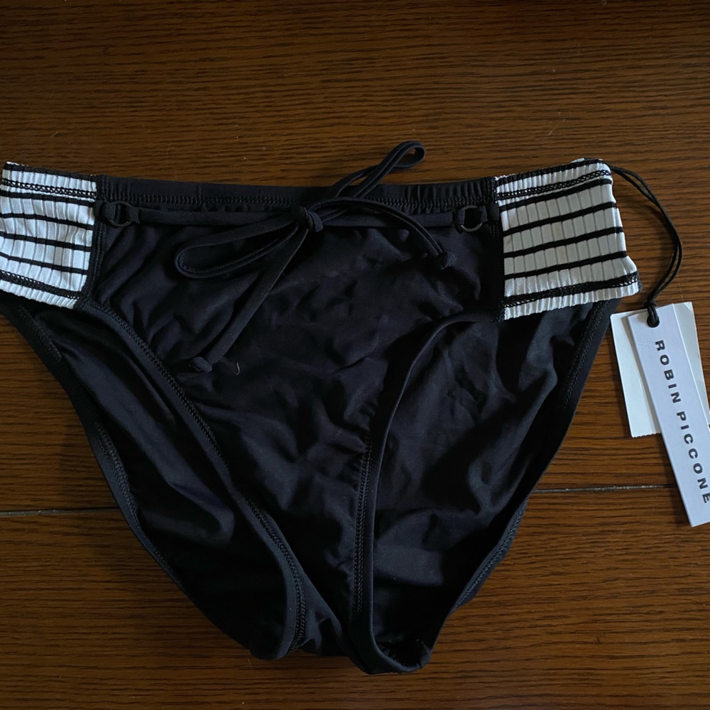 Robin Piccone Sailor High Hip Bikini Bottoms